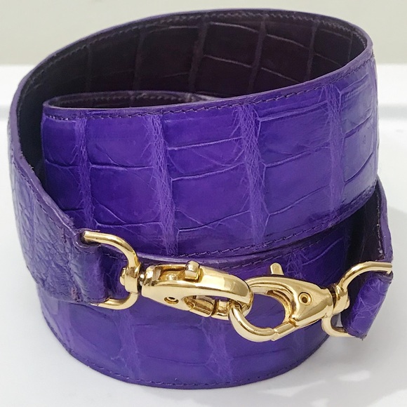 Nancy Gonzalez Alligator Crocodile Guitar Bag Strap - Picture 3 of 7